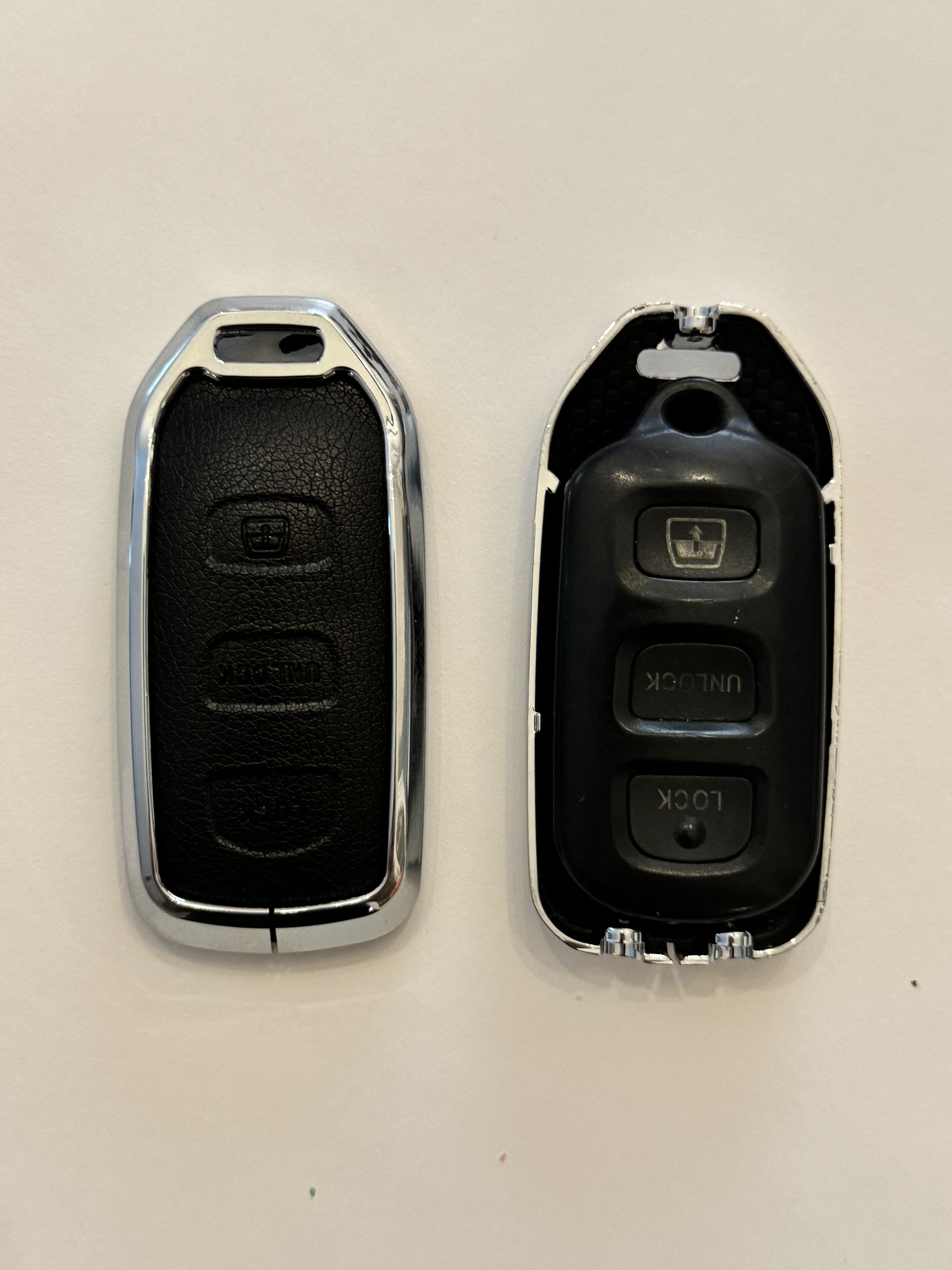 Black Chrome Key Fob Cover - Tacoma thumbnail 3